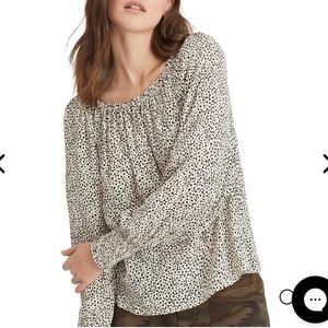 Sanctuary “dots” off the shoulder Blouse / Excellent Condition! / SIZE S